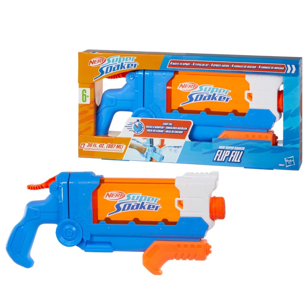 Nerf Super Soaker Flip Fill Water Blaster Toy, NWT